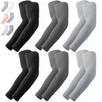 OutdoorEssentials UV Arm Sleeves for Men and Women - Sun Protection Sleeve - Compression Golf Baseball Cooling Tattoo Sleeve