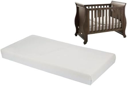 Premium Quality Baby Travel Cot Mattress Fits Most Graco/M&P/Babylo Deluxe/BabyBjörn/Silver Cross/Toddler cot Mattress - Removable Washable Zip Cover (Size : 112 x 55 x 6 cm)