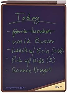 Boogie Board VersaBoard Reusable Notepad for Home & Office Organization with 8.5” LCD Writing Tablet, VersaPencil Stylus, Instant Erase & Built-in Magnet & Portrait/Landscape Kickstand (Red)