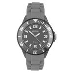 Sekonda Unisex-Child Quartz Watch, Analogue Classic Display and Silicone Strap 1566.27, Grey Strap/Grey Dial