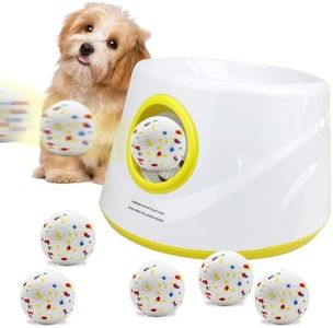 Magicorange Automatic Dog Ball Launcher, Interactive Dogs Balls Thrower for Small and Medium Dogs,Dog Fetch Machine (Lime Green)