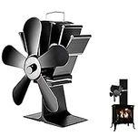 GutReise Fireplace Stove Fan,5-Blad