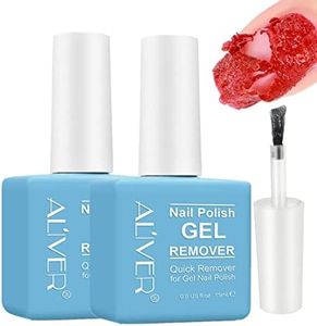 2 Pack Gel Nail Polish Remover, Professional Remove Gel Nail Polish, Remove Soak-Off Gel Polish, Peel Off In 3-6 Minutes, Don't Hurt Your Nail (Blue01)