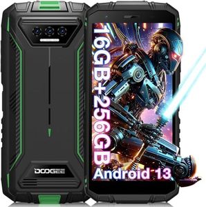 DOOGEE S41 MAX (2024) Móvil Resistente 16GB+256GB(TF 1TB), 5.5'' HD+ 6300mAh Android 13 Movil Todoterreno, Fotografía de 360º Cámara de 13MP Telefono Movil Doble 4G/GPS/Face ID/NFC Verde