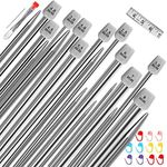 22PCS 14inch Knitting Needles, yees