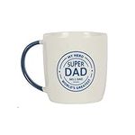 Fathers Day Gift My Hero My Super Dad Coffee Mug, Father Day Novelty Tea Coffee and Hot Chocolate Cups, Presents from Daughter & Son for dad (Super Dad Mug)