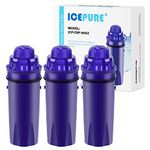 ICEPURE CRF-950Z Pitcher Water Filter Replacement for PUR CRF950Z, PPF900Z, PPF951K, PPT700W, CR-1100C, CR1100CV, DS-1800Z, PPT711W, PPT711B, PPT111W and More PUR Pitcher and Dispensers System, 3PACK