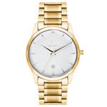 Uncle Jack Luxury Watches for Men and Women | Stainless Steel, Genuine Anti-Scratch Sapphire Glass, Water Resistant | Minimalist Watch Design | Aspire Collection, Gold, 38 mm,