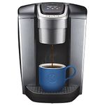 Keurig K-Elite Single Serve K-Cup Pod Coffee Maker, With Iced Brew Functionality And Quiet Brew Technology, Brushed Silver
