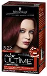 Schwarzkopf Color Ultime Permanent Hair Color Cream, 5.22 Ruby Red, 1 Count