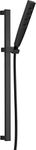 Delta Faucet H2Okinetic Slide Bar Hand Held Shower with Hose, Black Handheld Shower Head, Slide Bar Hand Shower, Handheld Shower, Detachable Shower Head, Matte Black 51140-BL