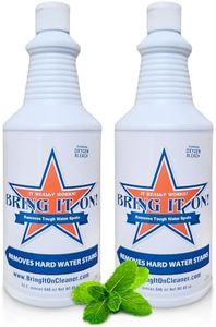 Bring It On Cleaner Hard Water Stain Remover, Shower Door Cleaner, Clean Tile and Grout, Windows, Fiberglass, Tubs, Chrome (2 Pack)