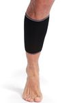 Neotech Care Calf Support Sleeve - Elastic & Breathable Knitted Fabric - Medium Compression - Black Colour (Size L, 1 Unit)