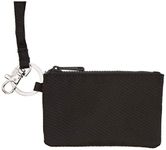 Vera Bradley Women's Recycled Lighten Up Reactive Zip Id Case and Lanyard Combo, Black, One Size