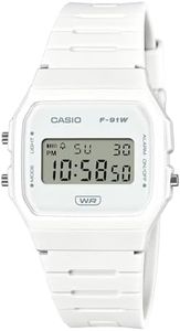 Casio Reloj Digital para Mujer de Cuarzo con Correa en Plástico F-91WB-7AEF