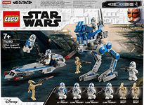 LEGO Star Wars 501st Legion Clone Troopers 75280 Building Kit (285 Pcs),Multicolor