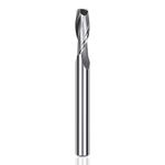 KEENTECH CNC Spiral Router Bit 2 Flute Up Cut 1/4 Shank, 1/4 Cutting Diameter, 3/4 Cutting Depth, Industrial Solid Carbide End Mill Bit for Custom Furniture, High Precision Cutting & Carving