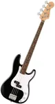 Squier by Fender Debut Collection Precision Bass Guitar, Laurel Fingerboard, White Pickguard, Black