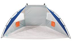 Rio Brands Beach Portable Sun Shelter, Blue, Large