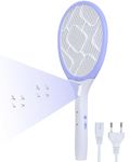 Weird Wolf Rechargeable Mosquito Racket Bat with COB Light | Long Battery Life | Made in India with 6 Month Warranty (Purple)