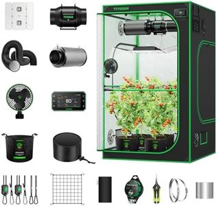 VIVOSUN GIY Plus Smart Grow Tent Kit, 4x4ft 4-Plant System, WiFi-Integrated Automatic Grow System with 2000D Mylar Grow Tent, Full-Spectrum Programmable Grow Light, Enhanced Ventilation & Circulation