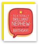 Pigment - Happy Jackson - Nephew Birthday Card - Brilliant Nephew Brilliant Birthday -Made in the UK - GF7111B - 160x176 - for Male