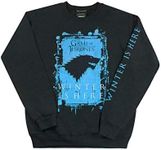 vanilla underground Game of Thrones Winter is Here Men's Sweatshirt (XL) Black