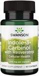 Swanson Indole-3-Carbinol with Resveratrol 200 Milligrams 60 Capsules