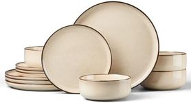 HaWare Dinner Set, 12 Piece Stonewa