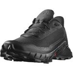 Salomon Women's Alphacross 5 Hiking Shoe, Black Ebony, 8 CA