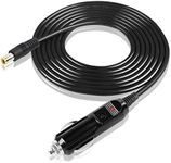 GINTOOYUN Car Cigarette Lighter to DC 8mm, DC7909 7.9 x 5.5mm Car Charger Power Supply Cord, 9.8Ft 12V Cable for Car DVR,Bluetooth Speakers,Camera,GPS,Laptop 3m