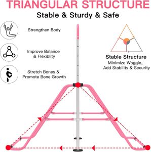 EVERYMILE Adjustable Gymnastics Bar Set – Height Adjustable Training Equipment