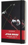 Moleskine Star Wars Limited Edition Notebook, Ruled Notebook with Spaceship Themed Graphics and Details, Hard Cover, Large Size 13 x 21 cm, Black, 240 Pages