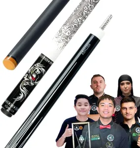 KONLLEN Carbon Fiber Pool Cue Low Deflection Hand-Made Inlay Billiard Cue Ultra-Smooth Professional Billiard Pool Cue Sticks for Adults