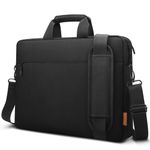 ZYB Laptop Bag Case 15 15.6 16 Inch, Waterproof Laptop Sleeve Messenger with Shoulder Strap for 15.6-16" Notebook Laptop Lenovo HP ASUS Acer Samsung MacBook Pro 15 16 M3 M2 M1 etc Briefcase-Black