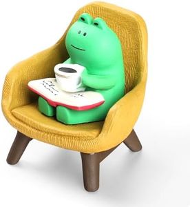 Geepen Outdoor Frog Decoration Statue, Miniature Resin Sculpture, Sofa Coffee Frog Garden Desktop