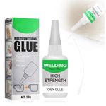 Super Glue, 2024 New Multi-Function Leak Sealing Welding Glue,Leather Glue Welding High Strength Oily Glue, Oily Glue for Metal, Plastic, Wood, Ceramic, Leather (1PCS)