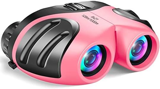Toys for 3-12 Year Old Girls and Boys , Waterproof Binoculars for Kids Girls Toys Age 3-12 Best Brithday Easter Gifts Christmas Xmas Stocking Stuffers Fillers Toys for Girls Pink