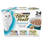 Purina Fancy Feast Grilled Seafood Feast Collection Cat Food - (24) 3 oz. Cans