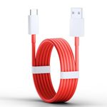 Basesailor Oneplus Original Fast 80W USB Type C Data Sync Fast Charging Charger Cable for One Plus 12,12r,11,11r,10r,10t,10,10 pro,9 Pro,8,8T,7t,7t Pro,6,Nord,4,3,2,2t,Ce2 Lite,Ce3 lite,Nord Ce3,Ce4