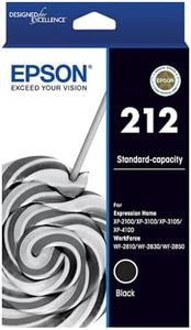 Epson 212 - Std Capacity - Black Ink Cartridge for XP-2100, XP-3100, XP-4100, WF-2810, WF-2830, WF-2850, Single Pack, C13T02R192