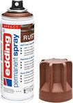 edding 5200 permanent spray - rust effect matt - 200 ml - acrylic paint for painting and decorating glass, metal, wood, ceramic, plastic, canvas - aerosol spray, acrylic spray, paint spray