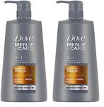 Dove Men+Care Thick & Strong 2in1 Shampoo+Conditioner, 650 ml (Pack of 2)