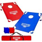 Original Cornhole Toss® | American Game | Easily Disassembled & Transportable | 100% PVC Structure & Nylon Canvas | Lightweight | Premium Quality | 2 Boards + 8 Bags + Carrying Case | OriginalCup®