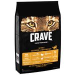 Crave Turkey & Chicken 7 kg Bag, Premium Adult Dry Cat Food with high Protein, Grain-free