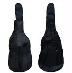 Vetimobato 3/4 Upright Double Bass Bag Oxford Cloth String Bass Bag Thick Padding Gig Bag (Style 1)