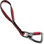 Kurgo Seatbelt Swivel Tether, Dog Safety Tether with Carabiner, Tangle-Free, Universal Fit, Red