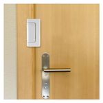 Child Proof Door Lock for Kids Safety Front Door Lock Latch Provides Extra Layer of Door Security, Ideal for Home Protection and Pet Safety, White