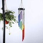 TIMESETL Classic Magical 14 Aluminium Tubes Rotate Tube Tones Magical Sounds Wind Chimes for Home Decoration (Multicolor)