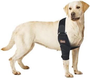 LISPOO Dog Elbow Dysplasia Support Brace Protector Pads Support for Elbow Arthritis, Hygroma, Dog Shoulder Brace Offers Support and Protection, Relief Pain and Bettre Recovery with Dog Elbow Brace(XL)